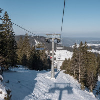 Sesselbahn Les Dappes-La Dôle, Februar 2023