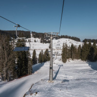 Sesselbahn Les Dappes-La Dôle, Februar 2023