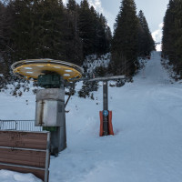 Talstation des Schlepplifts Tabagnoz 1, Februar 2023