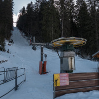 Talstation des Schlepplifts Tabagnoz 1, Februar 2023