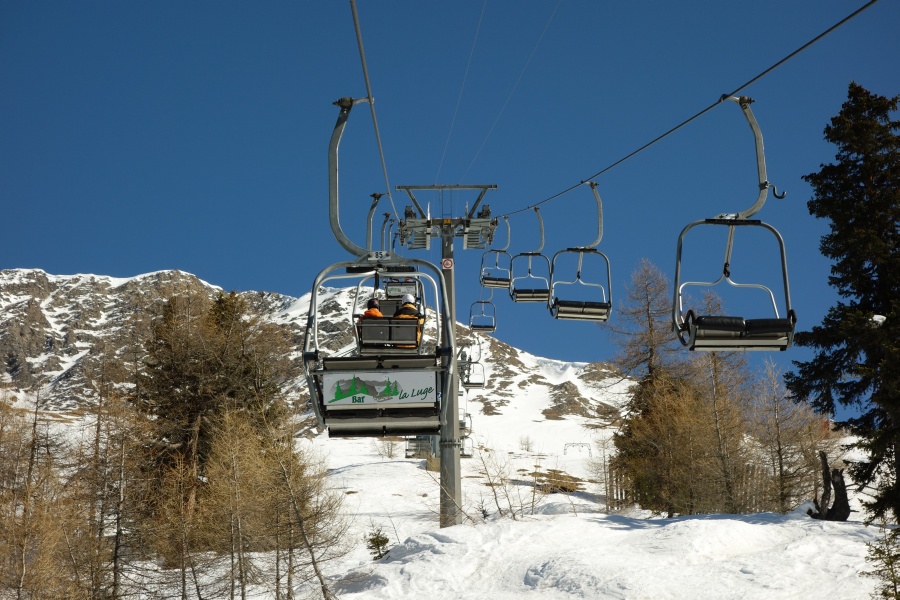 Sesselbahn La Fouly-Les Arpalles, März 2014