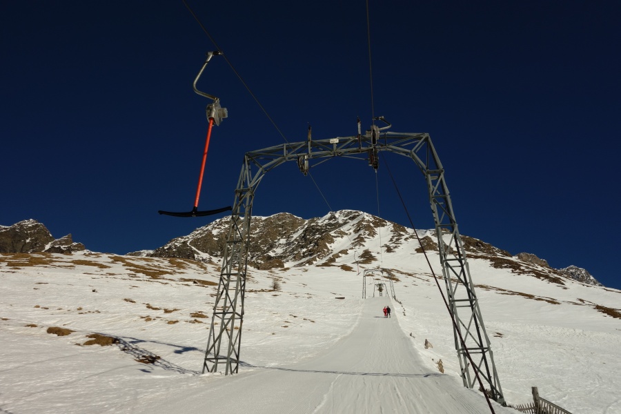 Schlepplift Les Arpalles, März 2014