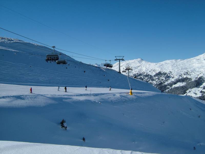 Sesselbahn Scharmoin-Stivetta Weisshorn, Februar 2005