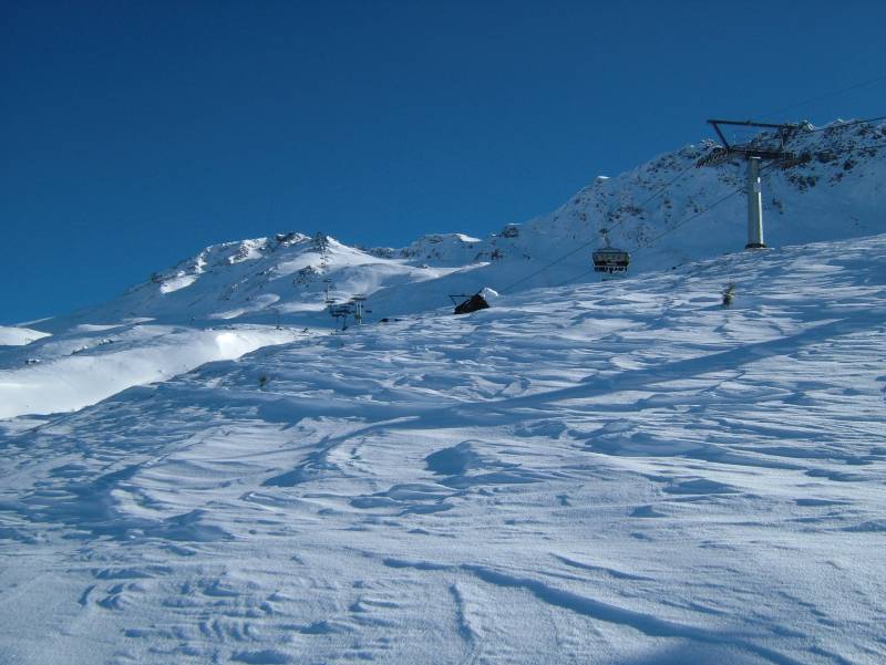Sesselbahn Scharmoin-Stivetta Weisshorn, Februar 2005