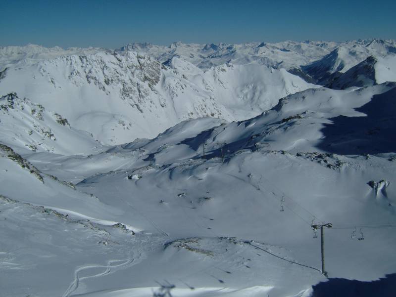 Sesselbahn Totälpli-Rothorngipfel, Februar 2005