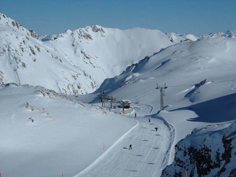 Sesselbahn Totälpli-Rothorngipfel, Februar 2005