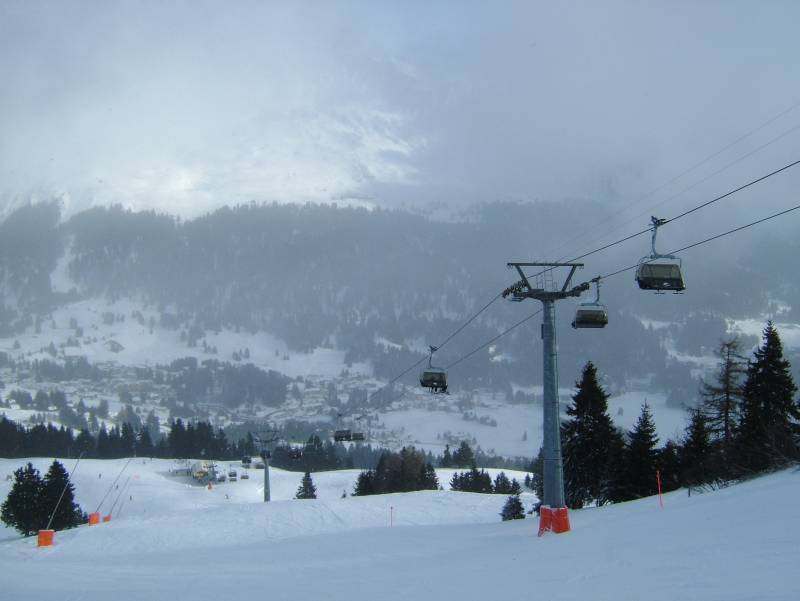 Sesselbahn Val Schameala-Cumascheals, Dezember 2005