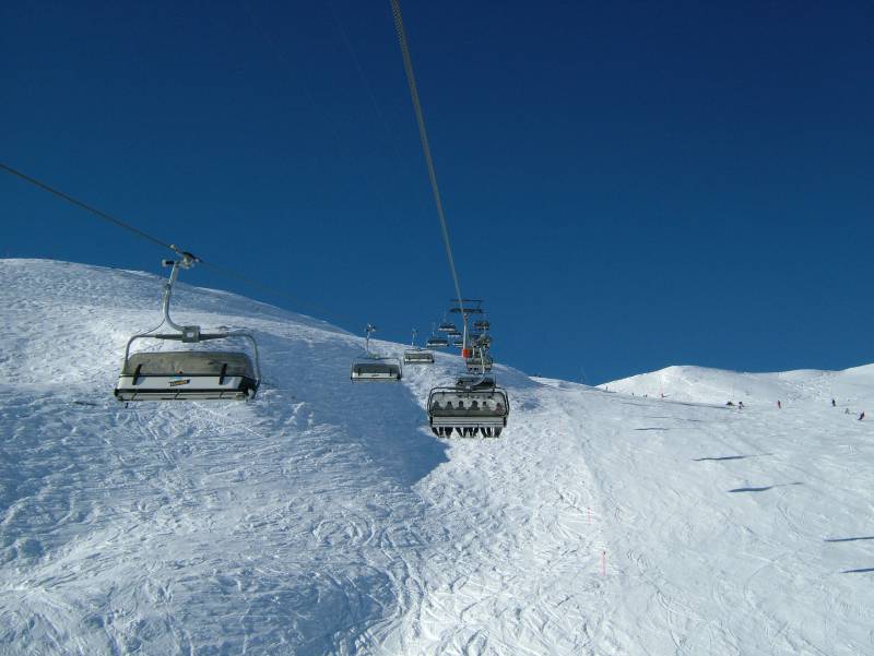 Sesselbahn Alp Lavoz-Steinhaus, Dezember 2005