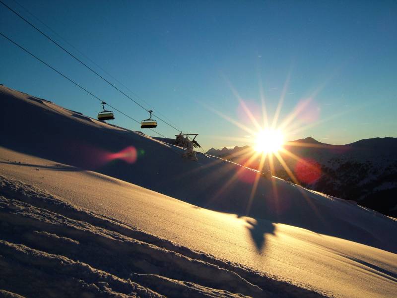 Sesselbahn Scharmoin-Stivetta Weisshorn, Januar 2006