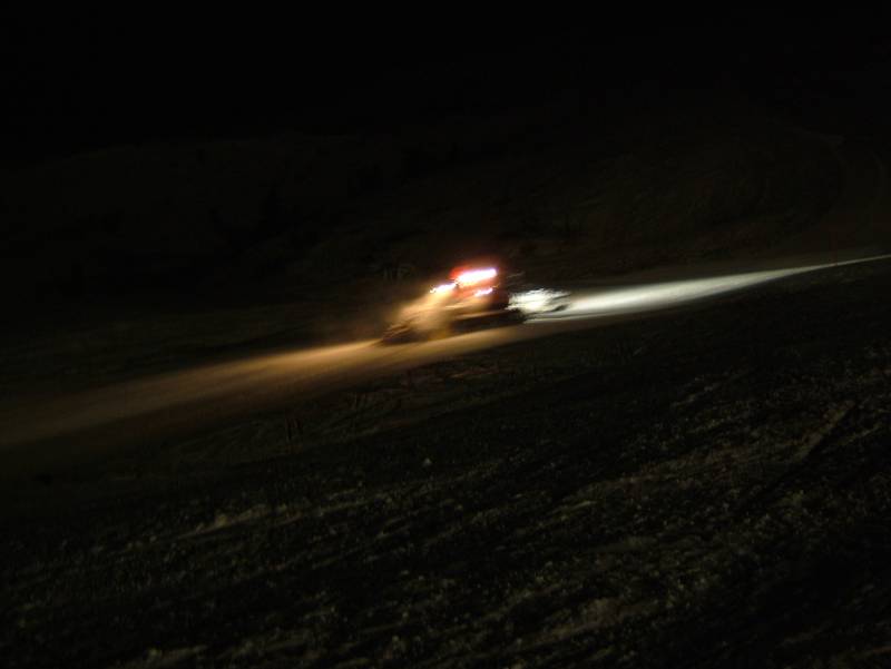 Nachtskifahren auf der Alp Stätz, Februar 2006
