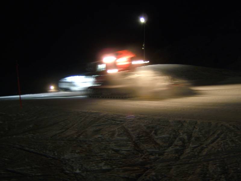 Nachtskifahren auf der Alp Stätz, Februar 2006