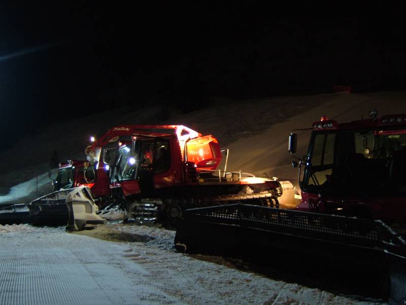 Nachtskifahren auf der Alp Stätz, Februar 2006