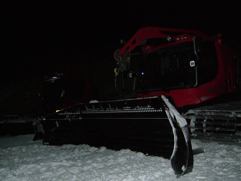 Nachtskifahren auf der Alp Stätz, Februar 2006