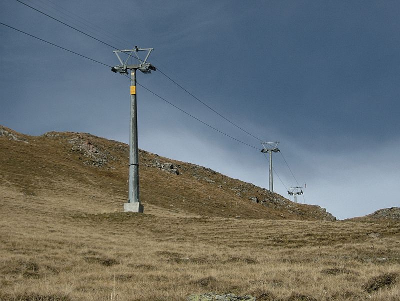 Sesselbahn Motta-Schwarzhorn, Oktober 2006