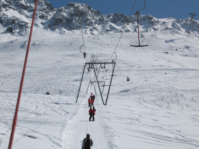 Schlepplift Scharmoin, März 2008