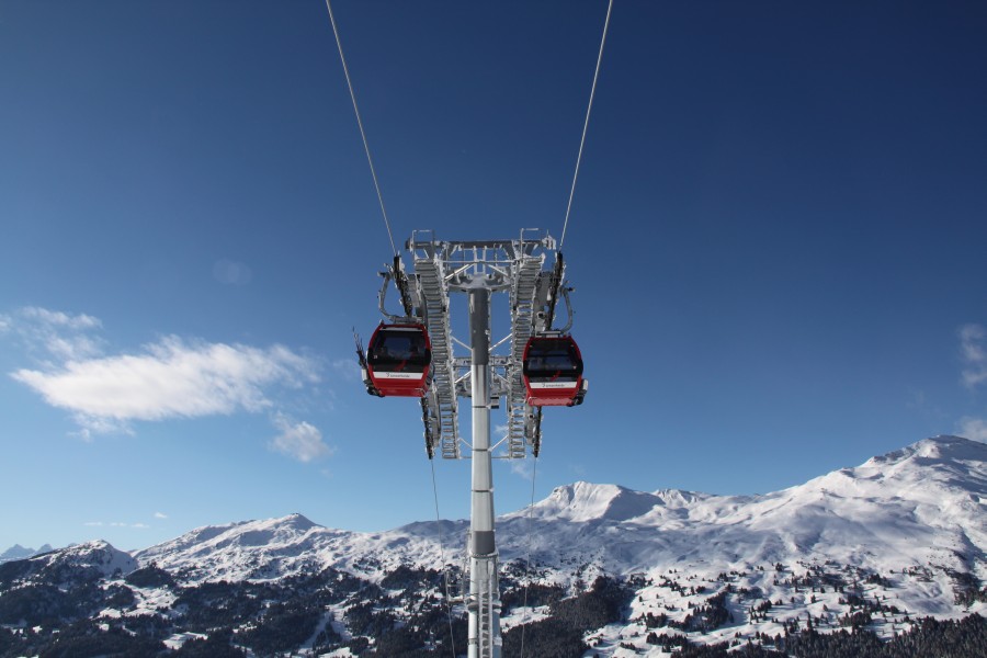 Kabinenbahn Canols-Scharmoin, Dezember 2010