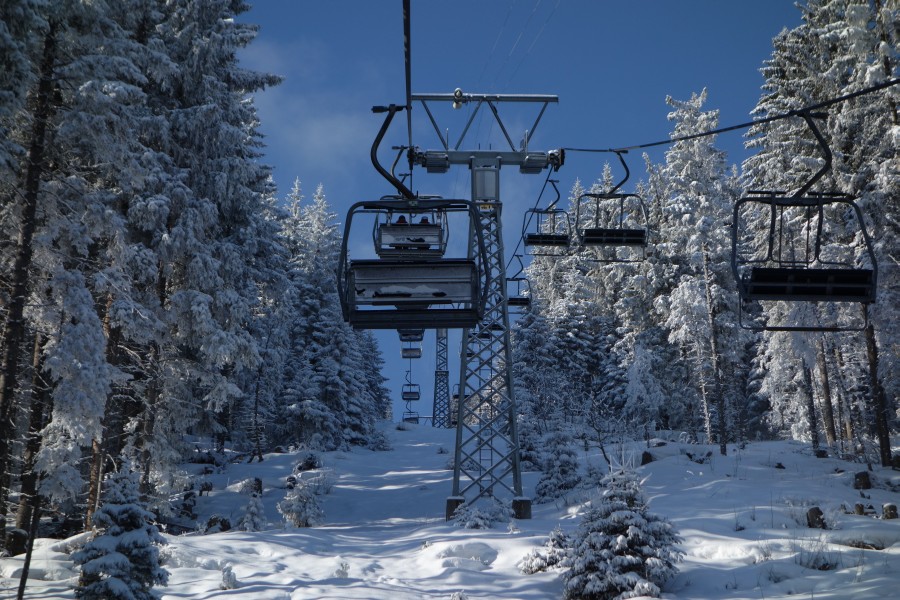 Sesselbahn Churwalden-Alp Stätz, März 2013