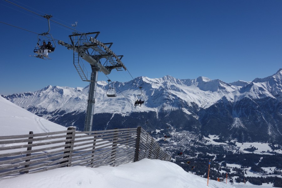 Sesselbahn Tgantieni-Scalottas, März 2013