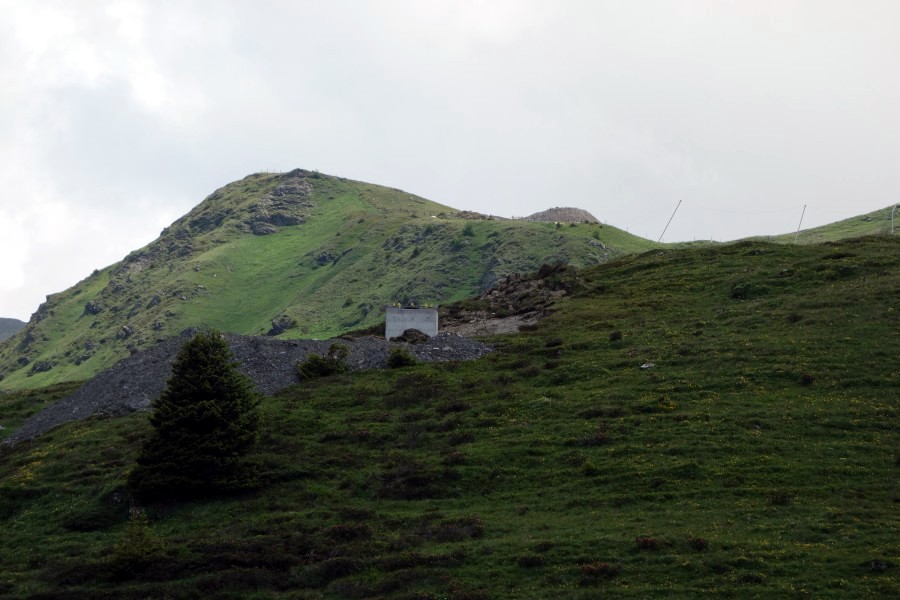 Zukünftiger Verlauf der Sesselbahn Heimberg-Motta, Juli 2013
