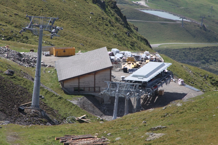 Talstation der Sesselbahn Motta-Urdenfürggli, August 2013