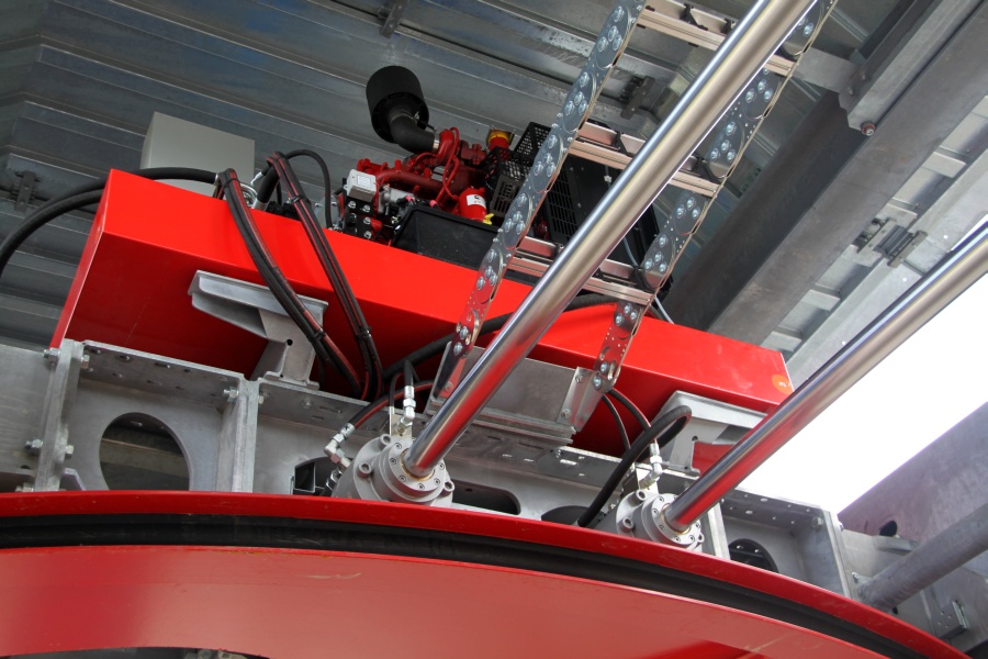 Antrieb der Sesselbahn Motta-Urdenfürggli, August 2013