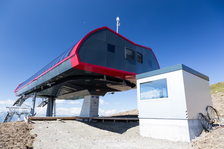 Bergstation der Sesselbahn Motta-Urdenfürggli, August 2014