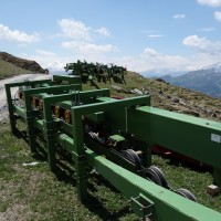 Talstationsumlauf der Sesselbahn Motta-Schwarzhorn, Juni 2013