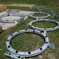 Teile für die neue Sesselbahn Motta-Urdenfürggli, Juni 2013