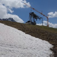 Bergstation des Schlepplifts Weisshorn 2, Juni 2013
