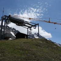 Bergstation des Schlepplifts Weisshorn 2, Juni 2013
