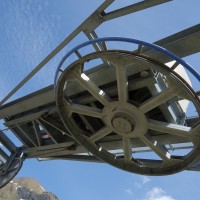 Bergstation des Schlepplifts Weisshorn 2, Juni 2013