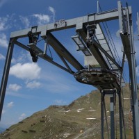 Bergstation des Schlepplifts Weisshorn 2, Juni 2013