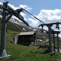 Talstation des Schlepplifts Weisshorn 2, Juni 2013