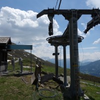 Talstation des Schlepplifts Weisshorn 2, Juni 2013