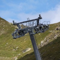 Wechsellaststütze der Sesselbahn Motta-Urdenfürggli, August 2013