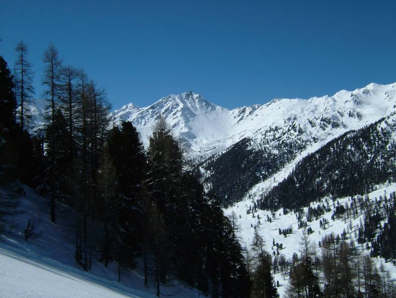 Blick Richtung Col de Chassoure, April 2006