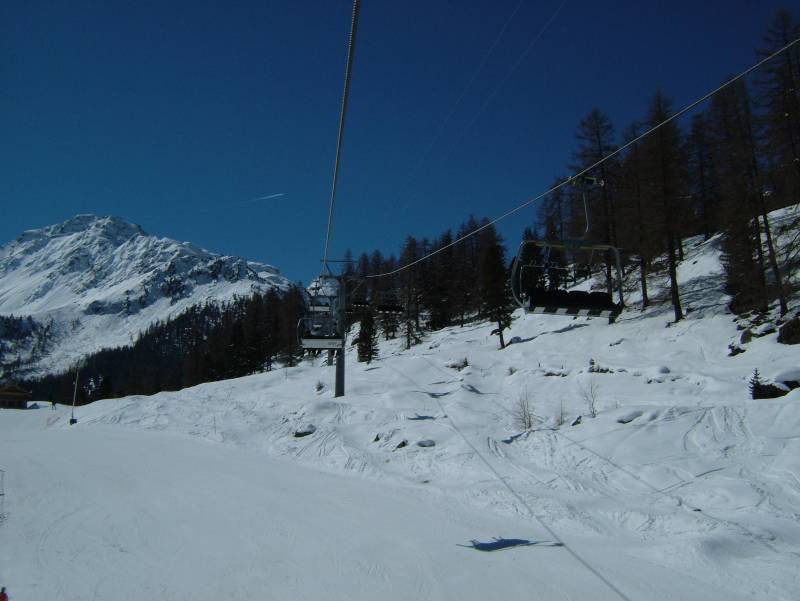 Sesselbahn Siviez-Tortin, April 2006