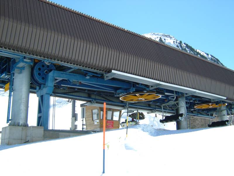 Sesselbahn Siviez-Tortin, April 2006