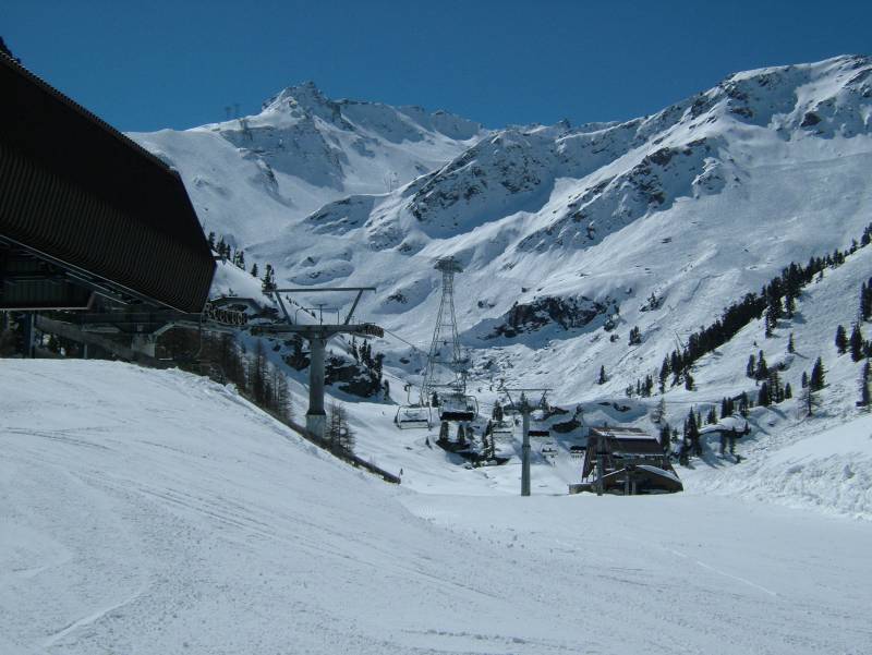 Sesselbahn Siviez-Tortin, April 2006