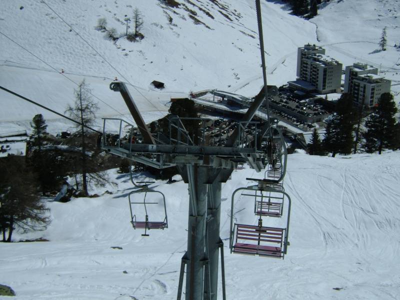 Sesselbahn Siviez-Ecoui, April 2006