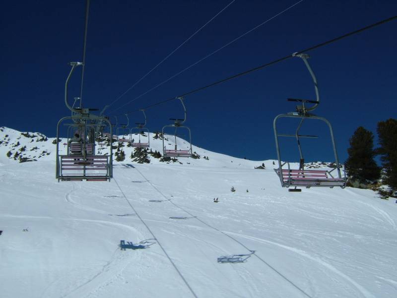 Sesselbahn Siviez-Ecoui, April 2006