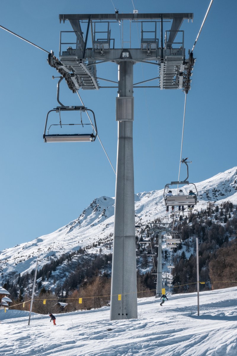 Sesselbahn L'Étherolla, Februar 2023