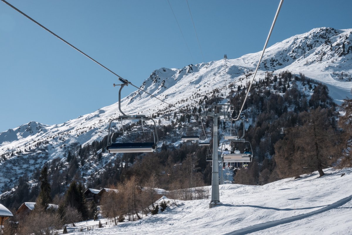 Sesselbahn L'Étherolla, Februar 2023