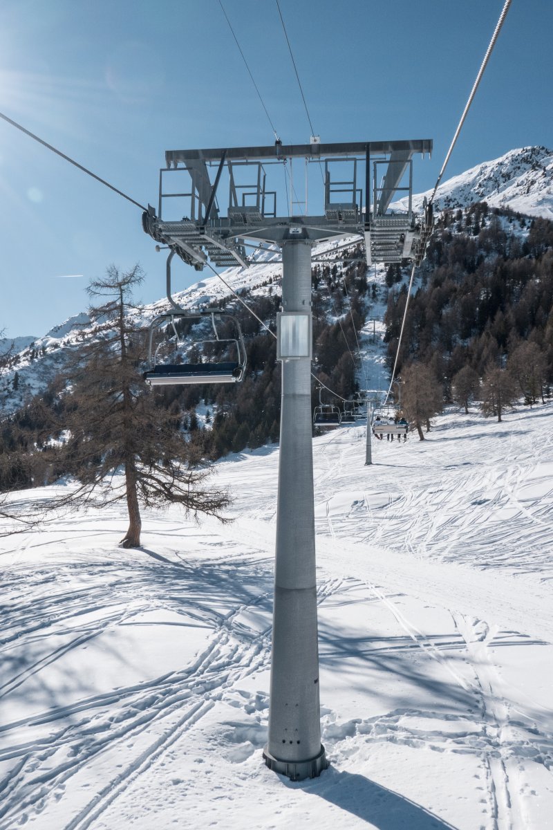 Sesselbahn L'Étherolla, Februar 2023