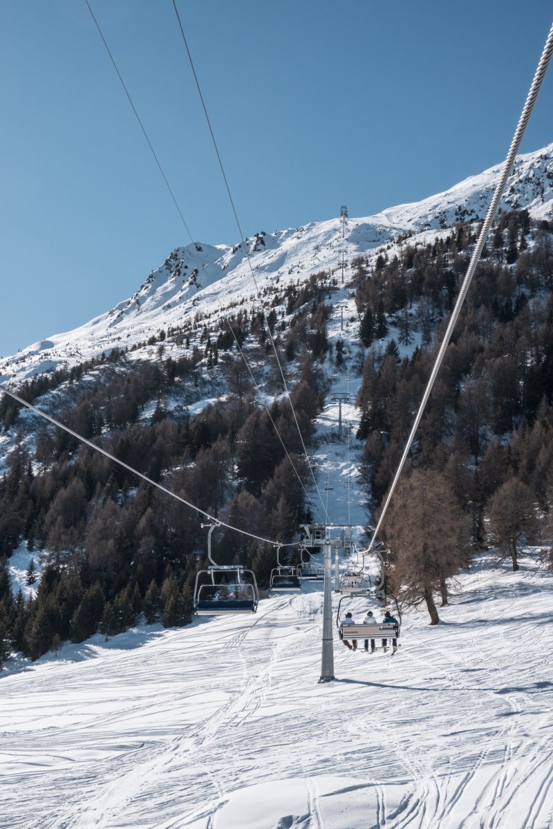 Sesselbahn L'Étherolla, Februar 2023