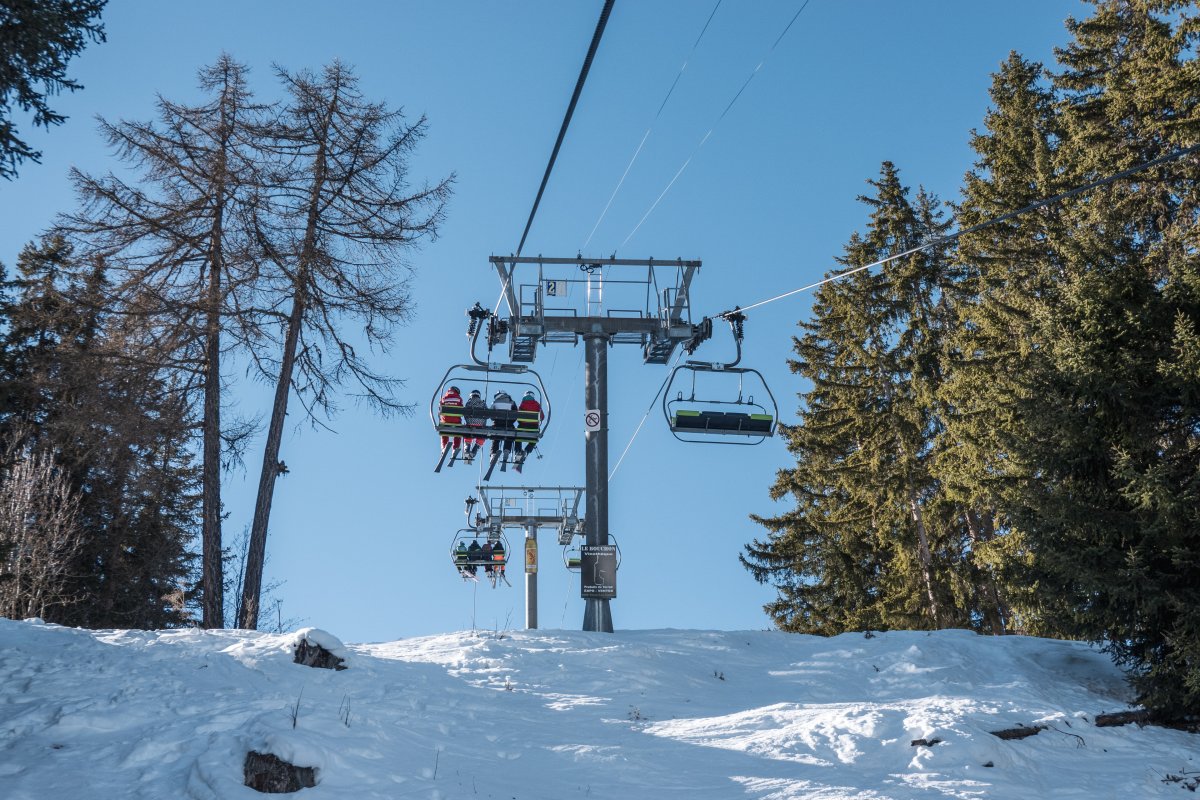 Les Collons-La Trabanta, Februar 2023