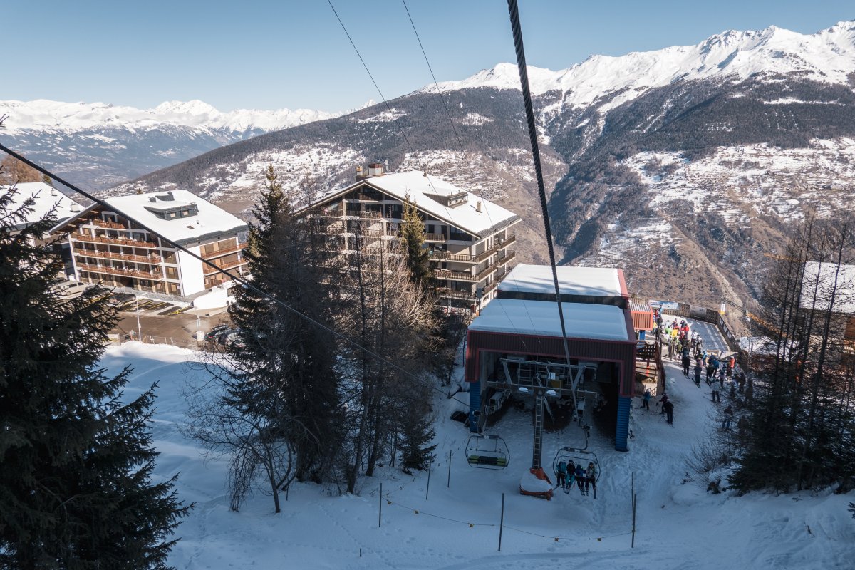 Les Collons-La Trabanta, Februar 2023