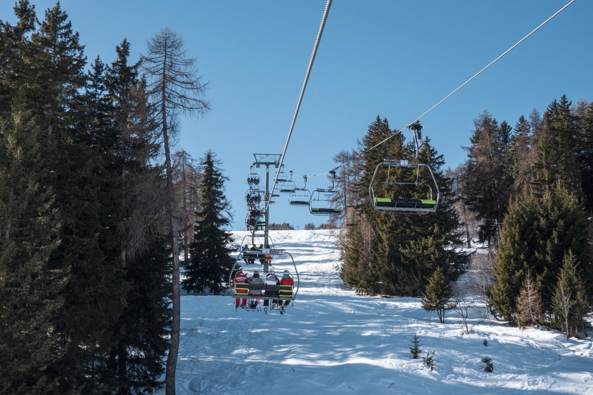 Les Collons-La Trabanta, Februar 2023