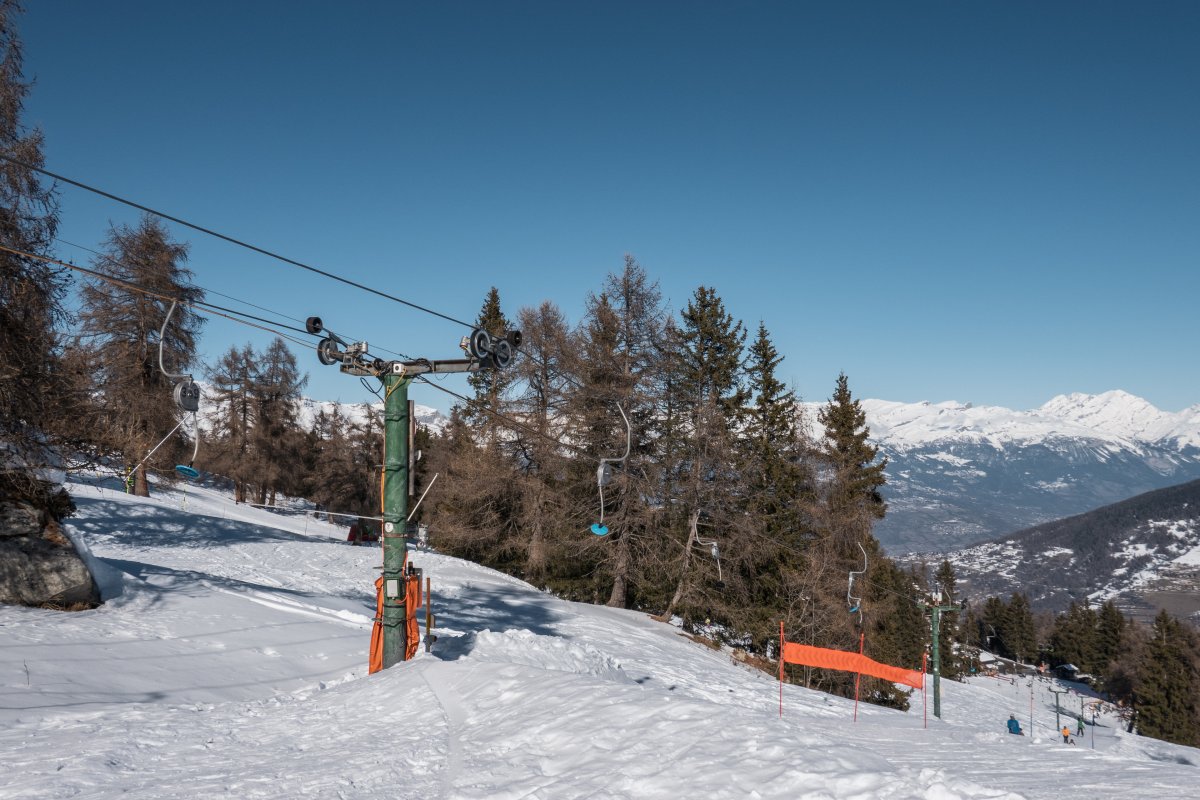 Schlepplift Petit Vallon, Februar 2023