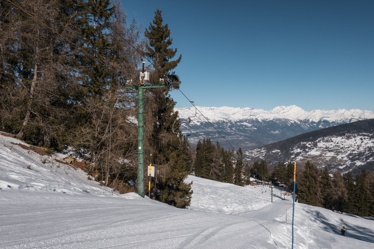 Schlepplift Petit Vallon, Februar 2023